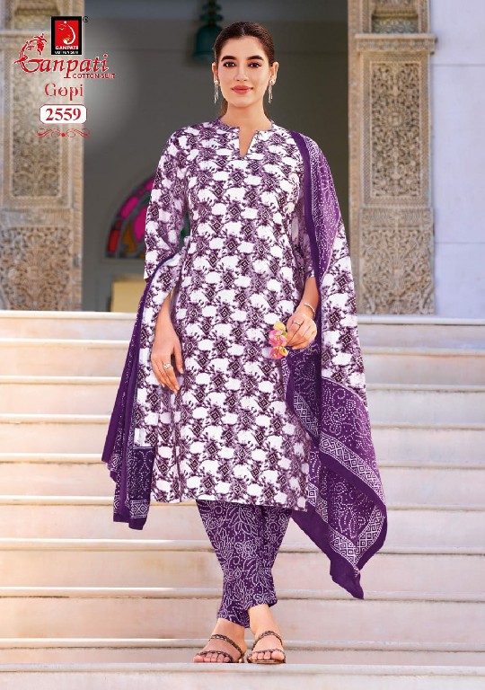 GANPATI GOPI VOL 16 WHOLESALE READYMADE PURE COTTON EVERYDAY WEAR 3 PCS SUITS FOR EXPORT