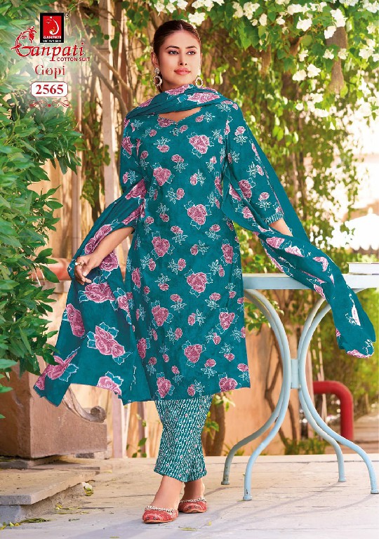 GANPATI GOPI VOL 16 WHOLESALE READYMADE PURE COTTON EVERYDAY WEAR 3 PCS SUITS FOR EXPORT