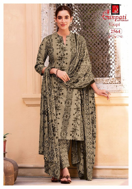 GANPATI GOPI VOL 16 WHOLESALE READYMADE PURE COTTON EVERYDAY WEAR 3 PCS SUITS FOR EXPORT