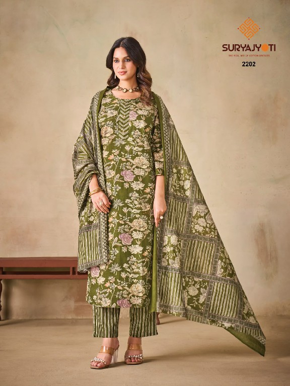 SURYAJYOTI ZION COTTON VOL 22 WHOLESALE READYMADE PURE COTTON DAILY WEAR 3 PCS SUITS FOR WOMEN ONLINE