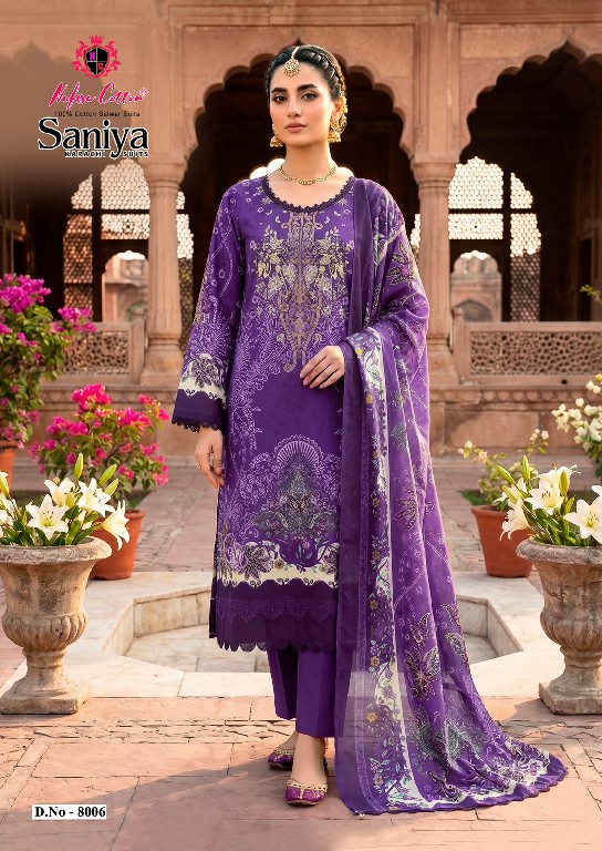 NAFISA SANIYA KARACHI SUITS VOL 8 WHOLESALE SOFT COTTON PAKISTANI DAILY WEAR DRESS MATERIAL ONLINE
