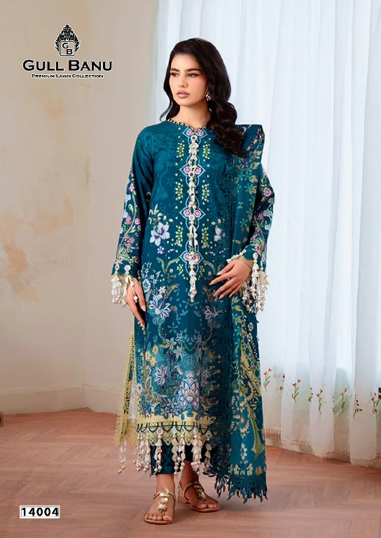 GULL AAHMED GULL BANU VOL 14 WHOLESALE PURE CAMBRIC PAKISTANI REGULAR WEAR DRESS MATERIAL EXPORTER