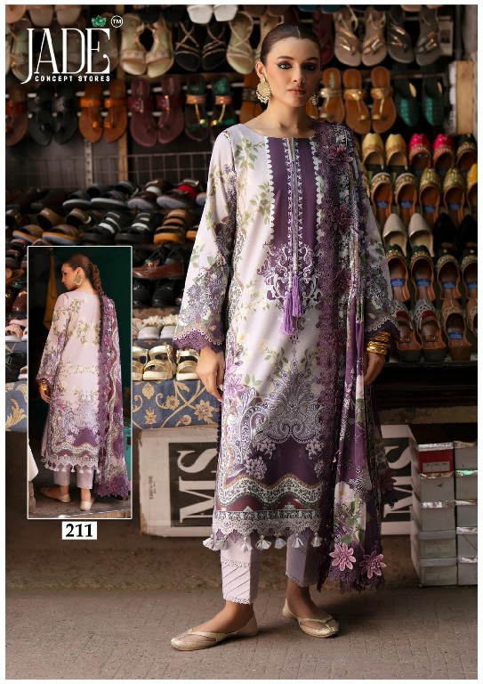 JADE CHEVRON EXCLUSIVE HEAVY COTTON VOL 22 WHOLESALE BEAUTIFUL DESIGN PAKISTANI UNSTITCH SALWAR SUITS SUPPLIER