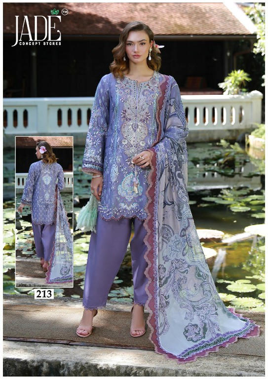 JADE CHEVRON EXCLUSIVE HEAVY COTTON VOL 22 WHOLESALE BEAUTIFUL DESIGN PAKISTANI UNSTITCH SALWAR SUITS SUPPLIER
