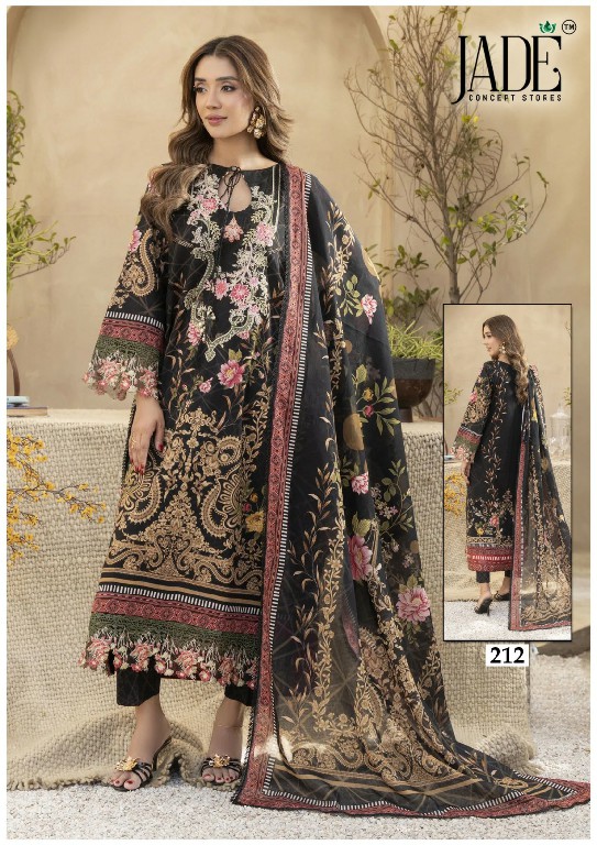 JADE CHEVRON EXCLUSIVE HEAVY COTTON VOL 22 WHOLESALE BEAUTIFUL DESIGN PAKISTANI UNSTITCH SALWAR SUITS SUPPLIER