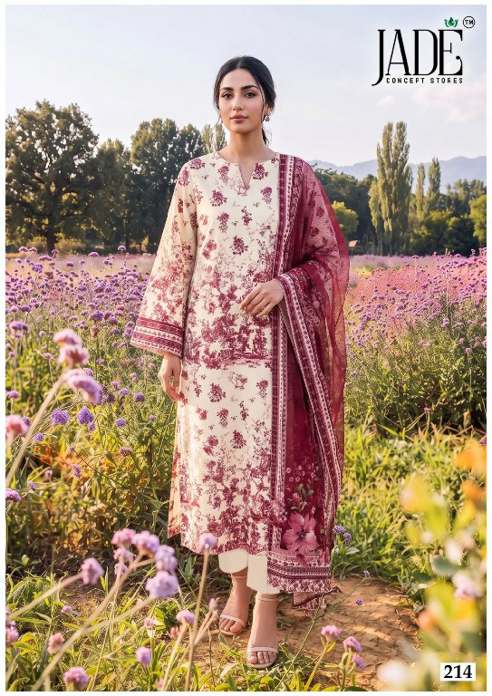 JADE CHEVRON EXCLUSIVE HEAVY COTTON VOL 22 WHOLESALE BEAUTIFUL DESIGN PAKISTANI UNSTITCH SALWAR SUITS SUPPLIER