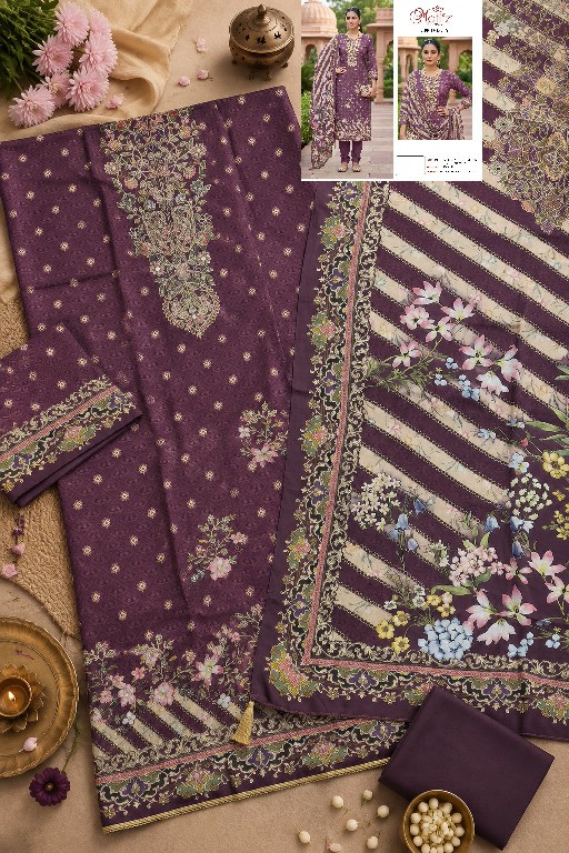 MOTIFZ D.NO 5432 WHOLESALE VISCOSE MUSLIN PRETTY LOOK UNSTITCH SALWAR SUITS SUPPLIER