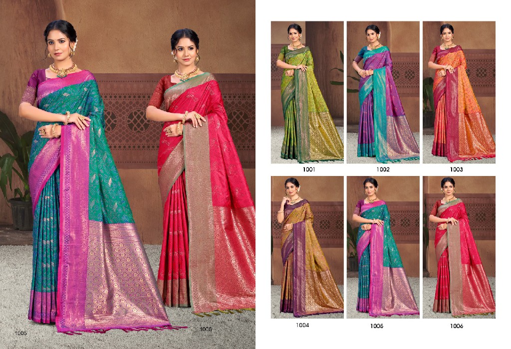 BUNAWAT PALLAVI SILK WHOLESALE SOFT SILK FESTIVE WEAR INDIAN SAREES FOR WOMEN ONLINE