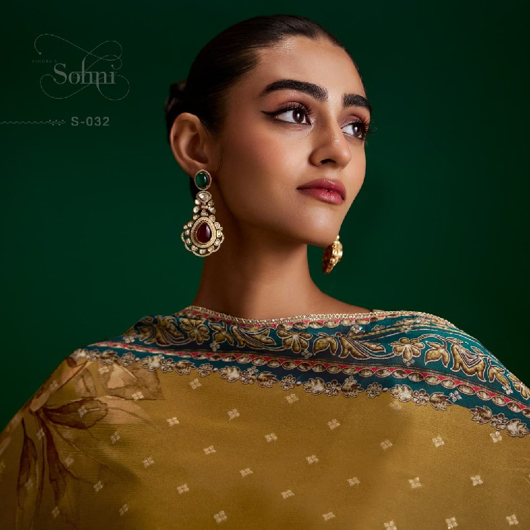 KIMORA SOHNI SUFI WHOLESALE PURE ZARI SILK DELICATE LOOK UNSTITCH SALWAR SUITS EXPORTER