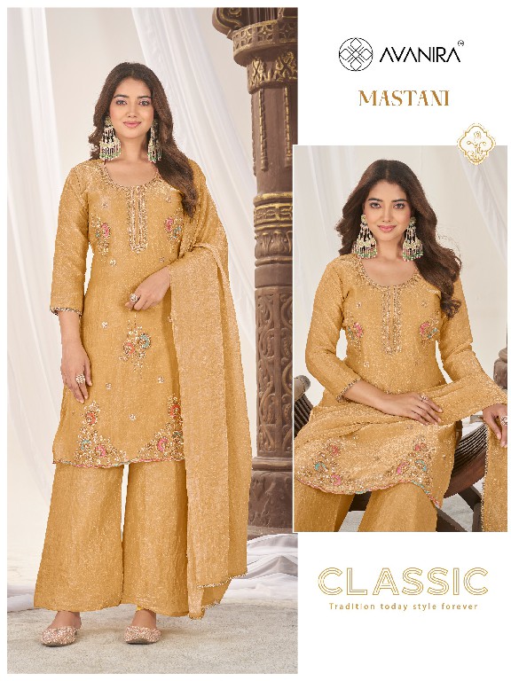 AVANIRA MASTANI WHOLESALE READYMADE FENDY BEATS WORK FESTIVE WEAR 3 PCS COMBO SET SUITS EXPORTER