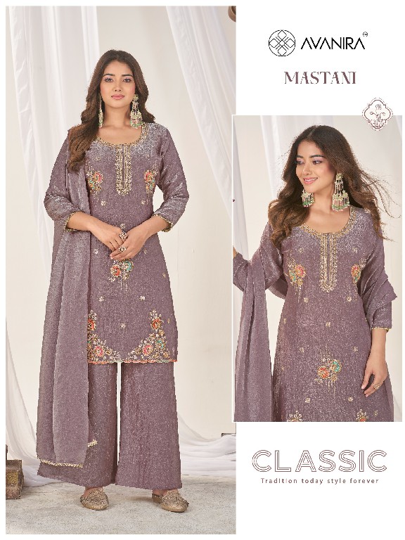 AVANIRA MASTANI WHOLESALE READYMADE FENDY BEATS WORK FESTIVE WEAR 3 PCS COMBO SET SUITS EXPORTER
