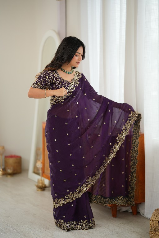 SP SERIES D.NO SP-85 WHOLESALE HEAVY FENDY SILK PARTY WEAR SAREES FOR WOMEN SUPPLIER