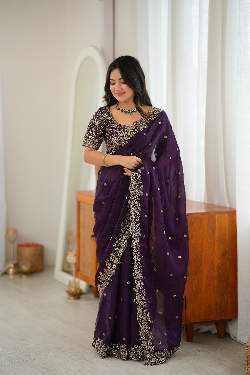 SP SERIES D.NO SP-85 WHOLESALE HEAVY FENDY SILK PARTY WEAR SAREES FOR WOMEN SUPPLIER