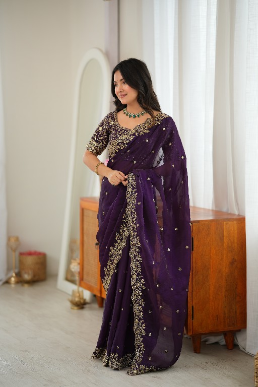 SP SERIES D.NO SP-85 WHOLESALE HEAVY FENDY SILK PARTY WEAR SAREES FOR WOMEN SUPPLIER