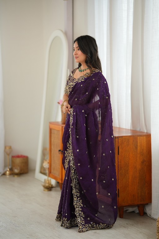 SP SERIES D.NO SP-85 WHOLESALE HEAVY FENDY SILK PARTY WEAR SAREES FOR WOMEN SUPPLIER