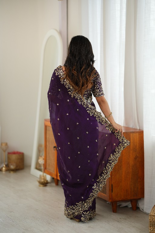 SP SERIES D.NO SP-85 WHOLESALE HEAVY FENDY SILK PARTY WEAR SAREES FOR WOMEN SUPPLIER