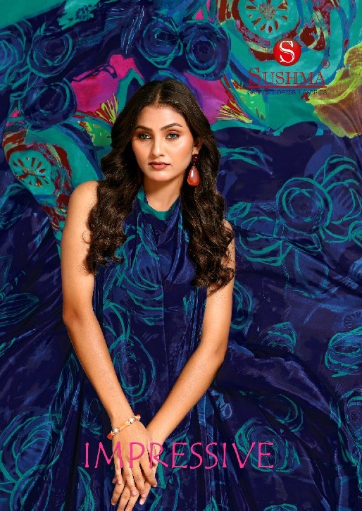 SUSHMA IMPRESSIVE WHOLESALE CRAPE PRINTED DAILY WEAR INDIAN SAREES FOR WOMEN ONLINE