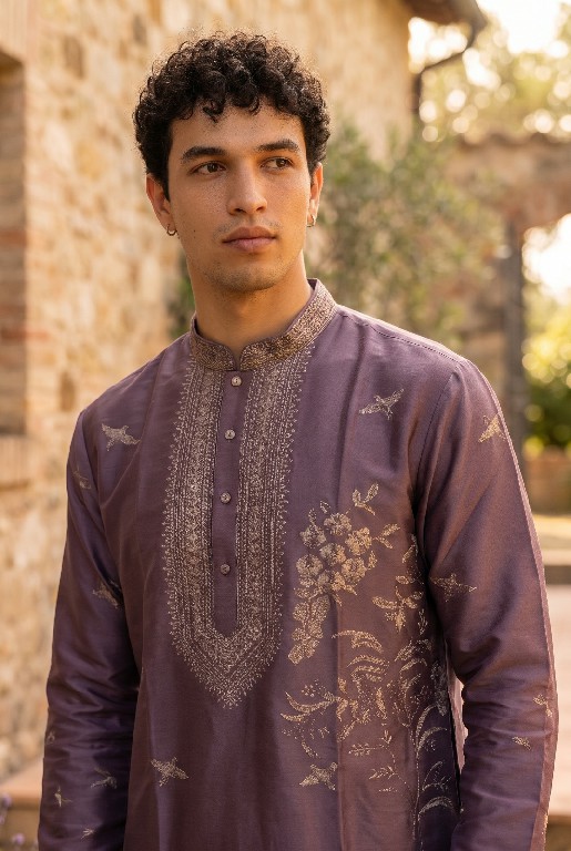 OUTLUK WEDDING COLLECTION VOL 57 WHOLESALE READYMADE HEAVY OCCASION WEAR KURTA WITH PANT FOR MEN SUPPLIER