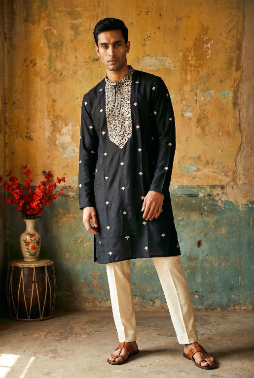 OUTLUK WEDDING COLLECTION VOL 57 WHOLESALE READYMADE HEAVY OCCASION WEAR KURTA WITH PANT FOR MEN SUPPLIER