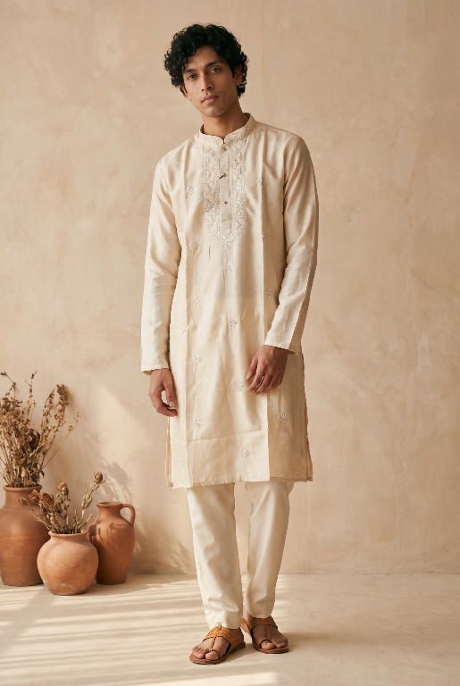 OUTLUK WEDDING COLLECTION VOL 57 WHOLESALE READYMADE HEAVY OCCASION WEAR KURTA WITH PANT FOR MEN SUPPLIER