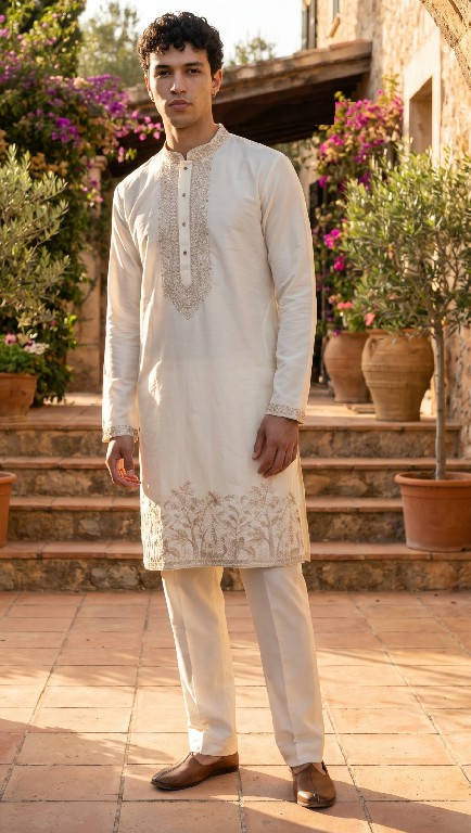 OUTLUK WEDDING COLLECTION VOL 57 WHOLESALE READYMADE HEAVY OCCASION WEAR KURTA WITH PANT FOR MEN SUPPLIER