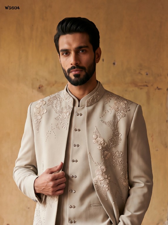 OUTLUK WEDDING COLLECTION VOL 56 WHOLESALE READYMADE HEAVY DESIGNER JODHPURI COLLECTION FOR MEN ONLINE