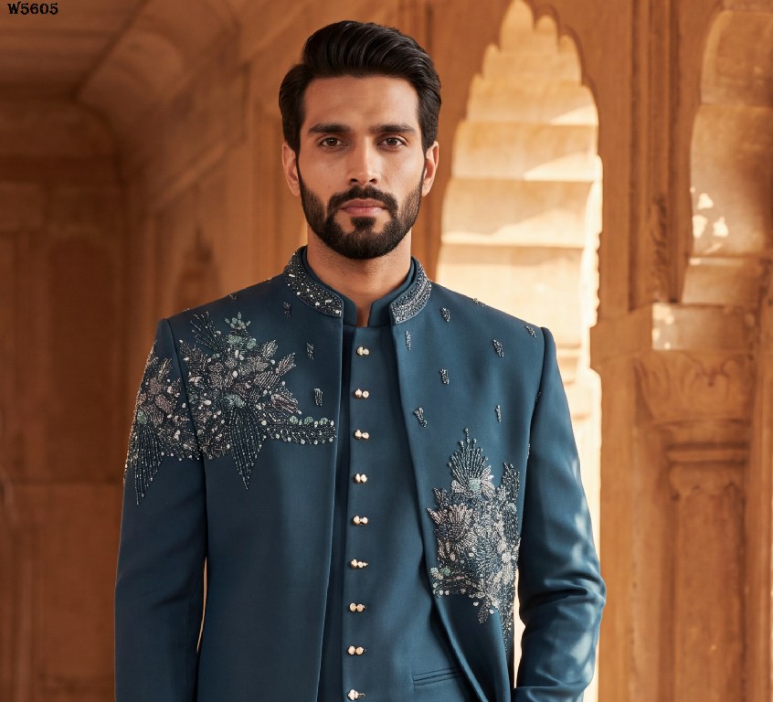 OUTLUK WEDDING COLLECTION VOL 56 WHOLESALE READYMADE HEAVY DESIGNER JODHPURI COLLECTION FOR MEN ONLINE