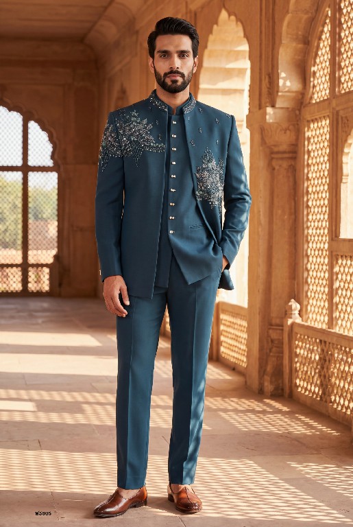 OUTLUK WEDDING COLLECTION VOL 56 WHOLESALE READYMADE HEAVY DESIGNER JODHPURI COLLECTION FOR MEN ONLINE