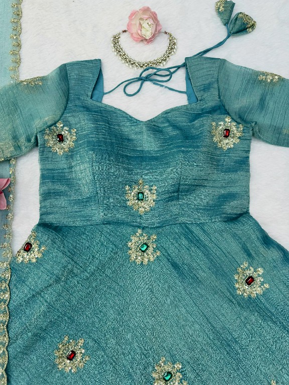 TEXTILEDEAL D.NO KD 1651 WHOLESALE READYMADE SALSA SILK DESIGNER WEAR GOWN WITH PANT FOR EXPORT