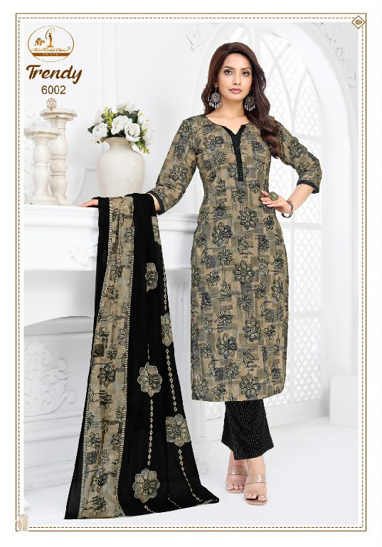 MISS WORLD CHOICE TRENDY VOL 6 WHOLESALE READYMADE COTTON PRINTED DAILY WEAR 3 PCS SUITS SUPPLIER