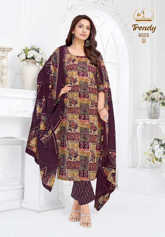 MISS WORLD CHOICE TRENDY VOL 6 WHOLESALE READYMADE COTTON PRINTED DAILY WEAR 3 PCS SUITS SUPPLIER