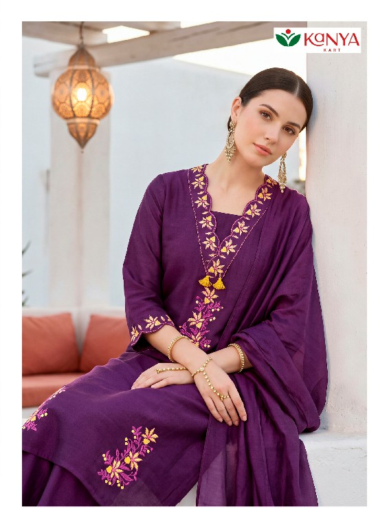KANYA KART ZOYA VOL 2 WHOLESALE READYMADE BERLIN SHOP TRENDY 3 PCS SUITS SUPPLIER