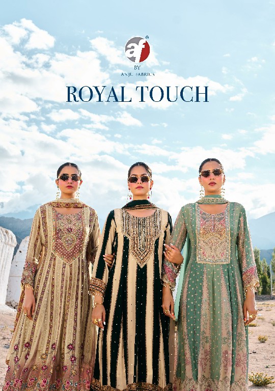 ANJU FAB ROYAL TOUCH WHOLESALE READYMADE NATURAL CREPE DESIGNER ANARKALI PANT WITH DUPATTA FOR WOMEN ONLINE