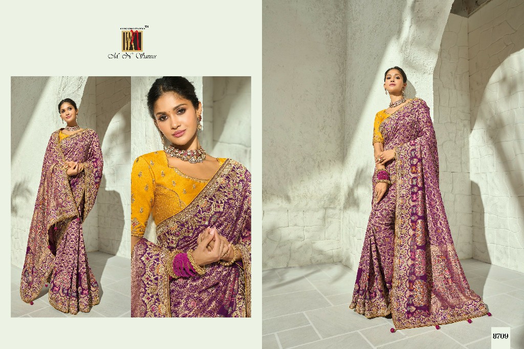 MN SAREES  BANDHEJ 8700 SERIES WHOLESALE PURE GEORGETTE BANDHEJ LUXURIOUS INDIAN SAREES FOR WOMEN ONLINE
