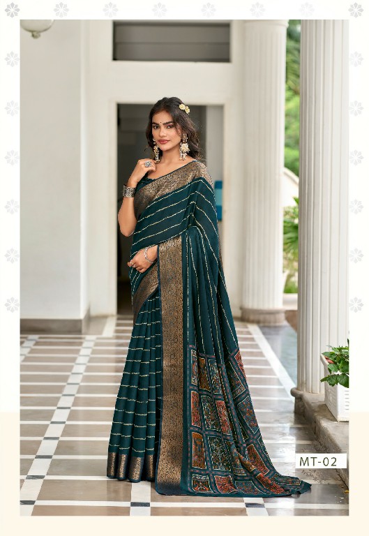 TWO THREAD MOTHAR THREAD WHOLESALE SOFT VISCOSE LEHERIYA WITH KALAMKARI DESIGN INDIAN SAREES FOR WOMEN ONLINE