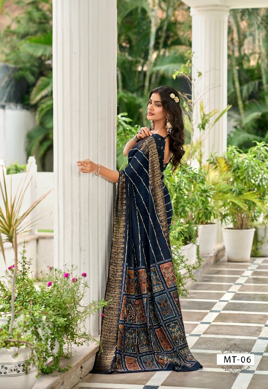 TWO THREAD MOTHAR THREAD WHOLESALE SOFT VISCOSE LEHERIYA WITH KALAMKARI DESIGN INDIAN SAREES FOR WOMEN ONLINE