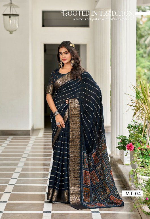 TWO THREAD MOTHAR THREAD WHOLESALE SOFT VISCOSE LEHERIYA WITH KALAMKARI DESIGN INDIAN SAREES FOR WOMEN ONLINE
