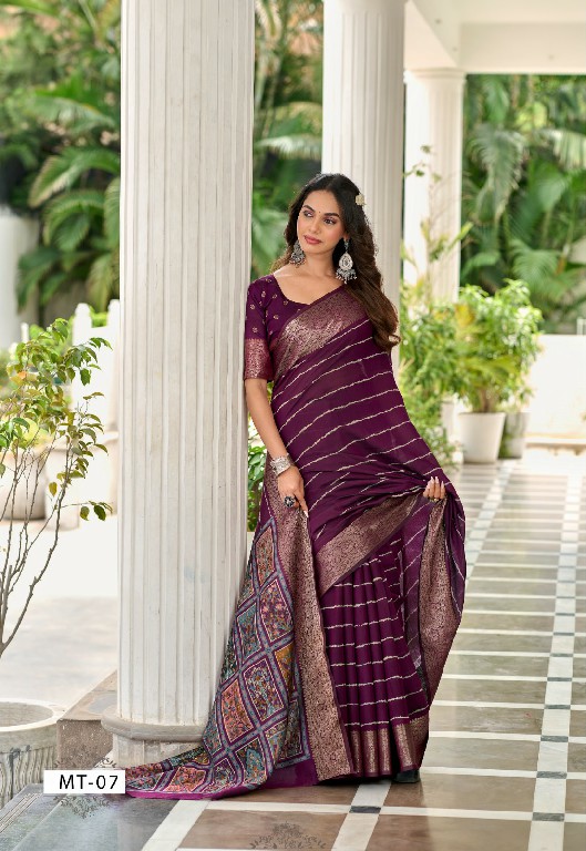 TWO THREAD MOTHAR THREAD WHOLESALE SOFT VISCOSE LEHERIYA WITH KALAMKARI DESIGN INDIAN SAREES FOR WOMEN ONLINE