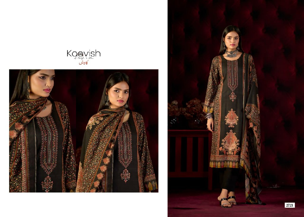 KAAVISH ILHAM WHOLESALE VISCOSE PASHMINA WINTER SPECIAL UNSTITCH SALWAR SUITS ONLINE