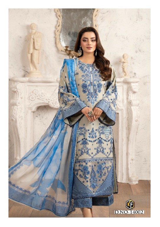 KEVAL FAB KANEEZ VOL 14 WHOLESALE HEAVY LAWN PRINTED PAKISTANI CASUAL WEAR DRESS MATERIAL ONLINE