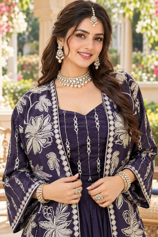MRUDANGI RAKUL WHOLESALE READYMADE REAL CHINON SILK PARTY WEAR INDO WESTERN DRESS FOR WOMEN ONLINE