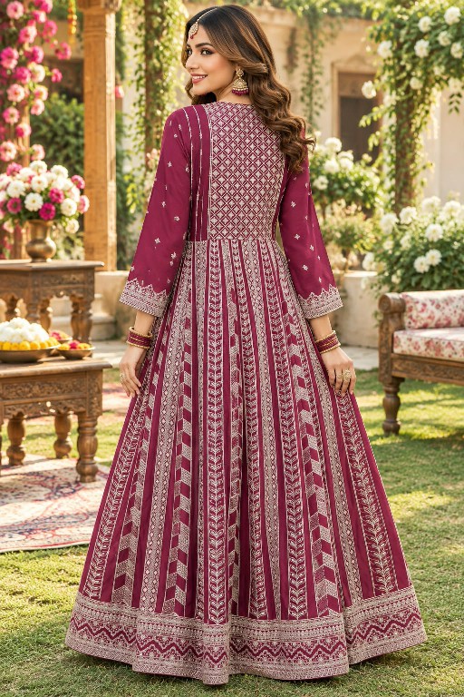 MRUDANGI RAKUL WHOLESALE READYMADE REAL CHINON SILK PARTY WEAR INDO WESTERN DRESS FOR WOMEN ONLINE