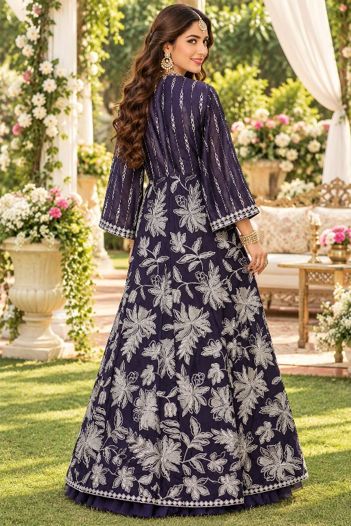 MRUDANGI RAKUL WHOLESALE READYMADE REAL CHINON SILK PARTY WEAR INDO WESTERN DRESS FOR WOMEN ONLINE