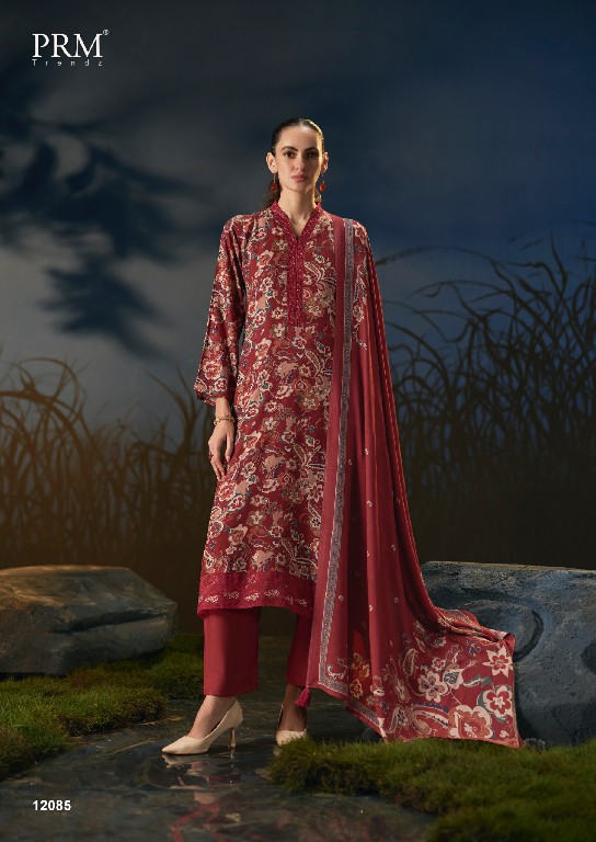 PRM TRENDZ AESTER WHOLESALE VISCOSE PASHMINA WINTER CLASSY DESIGN UNSTITCH SALWAR SUITS FOR EXPORT