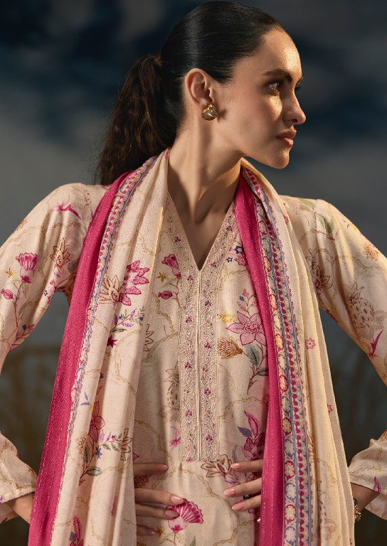 PRM TRENDZ AESTER WHOLESALE VISCOSE PASHMINA WINTER CLASSY DESIGN UNSTITCH SALWAR SUITS FOR EXPORT
