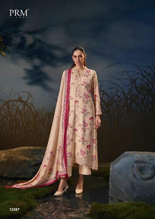 PRM TRENDZ AESTER WHOLESALE VISCOSE PASHMINA WINTER CLASSY DESIGN UNSTITCH SALWAR SUITS FOR EXPORT