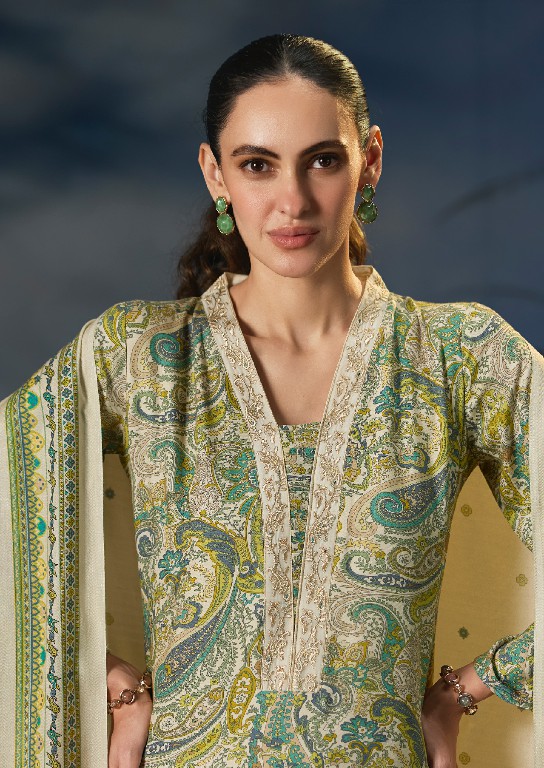 PRM TRENDZ AESTER WHOLESALE VISCOSE PASHMINA WINTER CLASSY DESIGN UNSTITCH SALWAR SUITS FOR EXPORT