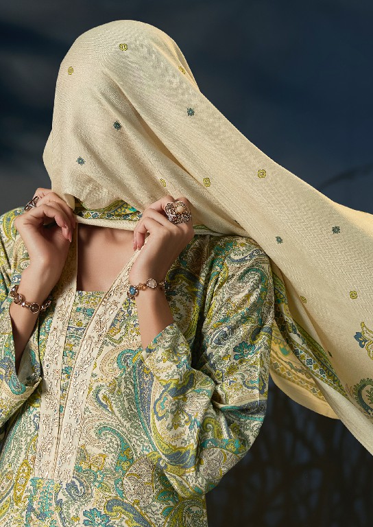 PRM TRENDZ AESTER WHOLESALE VISCOSE PASHMINA WINTER CLASSY DESIGN UNSTITCH SALWAR SUITS FOR EXPORT