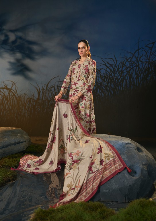 PRM TRENDZ AESTER WHOLESALE VISCOSE PASHMINA WINTER CLASSY DESIGN UNSTITCH SALWAR SUITS FOR EXPORT