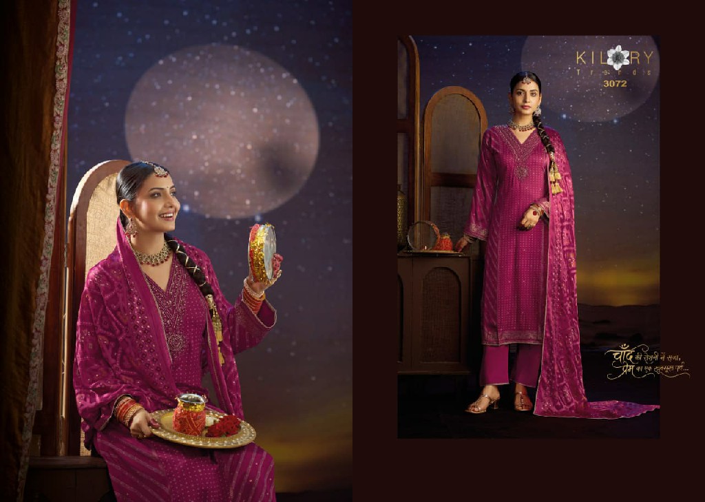 KILORY TRENDS SHRINGAR WHOLESALE PURE GAJJI SILK FESTIVE LOOK UNSTITCH SALWAR SUITS EXPORTER